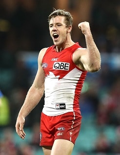AFL 2017 Rd 12 - Sydney Swans v Western Bulldogs Luke Parker is proud of what his side achieved in 2017 despite a disappointing end to the season. - Luke Parker,Sydney Swans,Season reviews